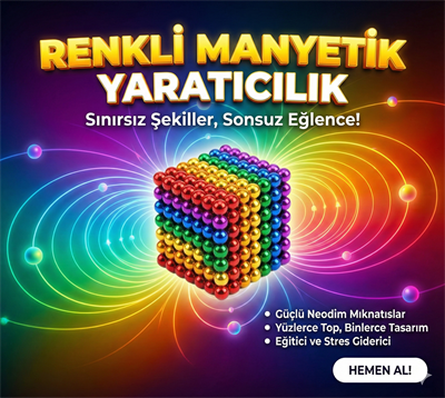 Sihirli Manyetik Toplar Dyum Mıknatıs Küp Bilye 216 Adet Cube Küp Dymium
