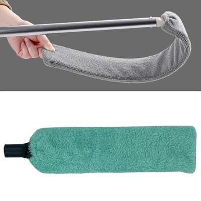 Sihirli Mikrofiber Başlıklı Girintili Yüzey Temizleme Mopu Toz Alma Fırçası