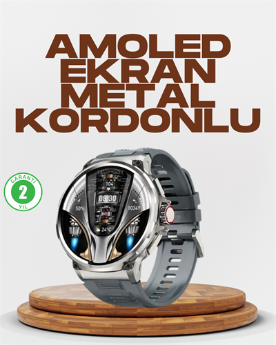 Şık Metal Kasa ve Değiştirilebilir Kordonlarla SW80 Smartwatch