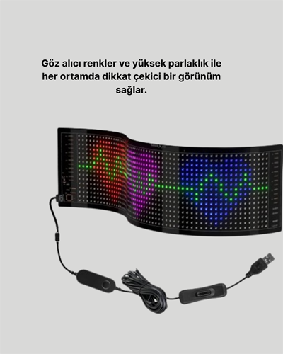Şık ve Fonksiyonel RGB LED Panel Canlı Renk Yansımalı Işık Sistemi
