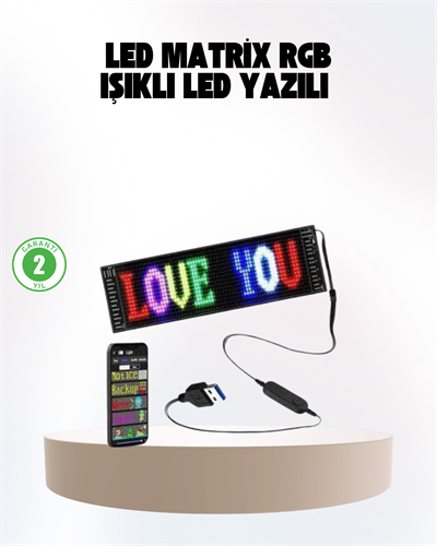 Şık ve Fonksiyonel RGB LED Panel Canlı Renk Yansımalı Işık Sistemi