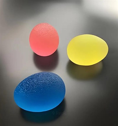 Silikon El Egzersiz Topu Dayanıklı Ergonomik ve Rahat Kullanım