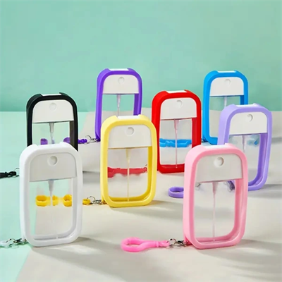 Silikon Kılıflı Anahtarlıklı Sprey Şişesi