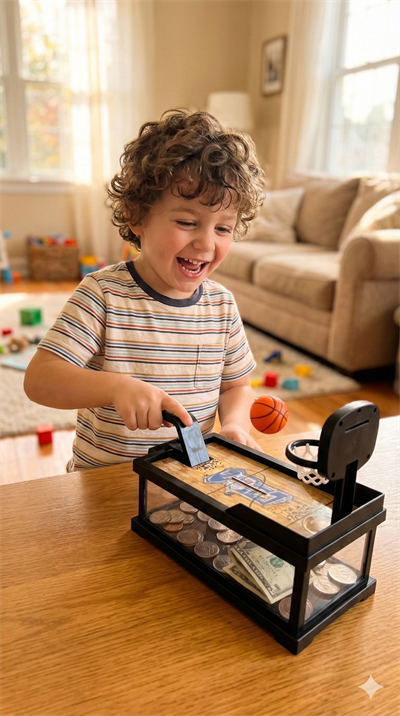 Şımartan Eğlenceli Basket Atmalı Basketbol Kumbara