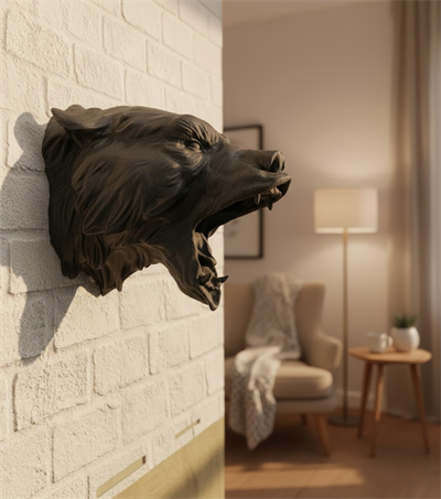 Siyah Ayı Duvar Aksesuarı