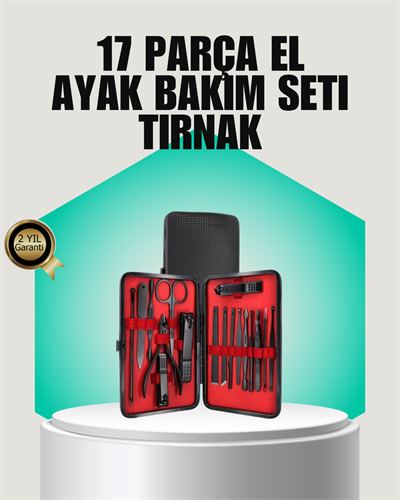 Siyah Kaymaz Teknolojili El ve Ayak Bakım Seti