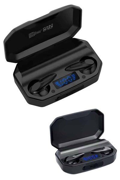 Siyah Profesyonel  Kulaklık HD Mikrofonlu Çağrı Cevaplayabilen