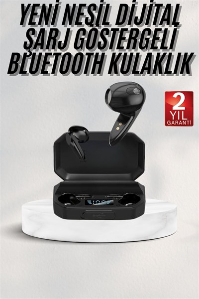 Siyah Profesyonel  Kulaklık HD Mikrofonlu Çağrı Cevaplayabilen