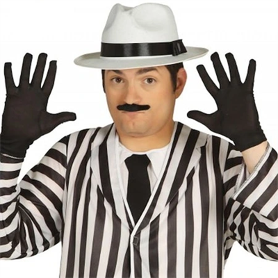 Siyah Renk Kısa Dans Gösteri Eldiveni