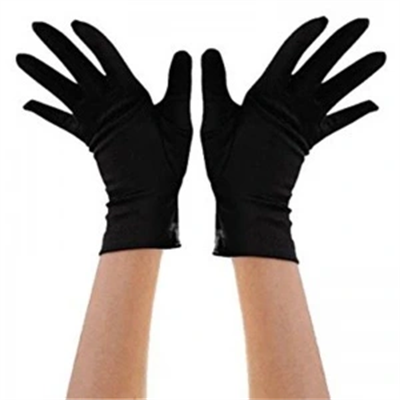 Siyah Renk Kısa Dans Gösteri Eldiveni