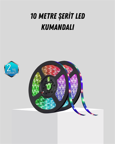 Smart Şerit LED Işık – Uzaktan Kumandalı, USB Girişli, Müzik Modlu