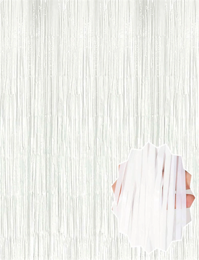 Soft Beyaz Renk Duvar ve Kapı Perdesi