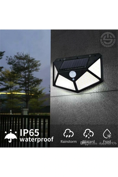 Solar Bahçe Aydınlatma Lambası 100 Led