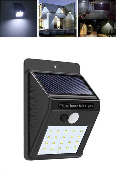 Solar Dekoratif Lambası Sensörlü Led Işık Bahçe Aydınlatma