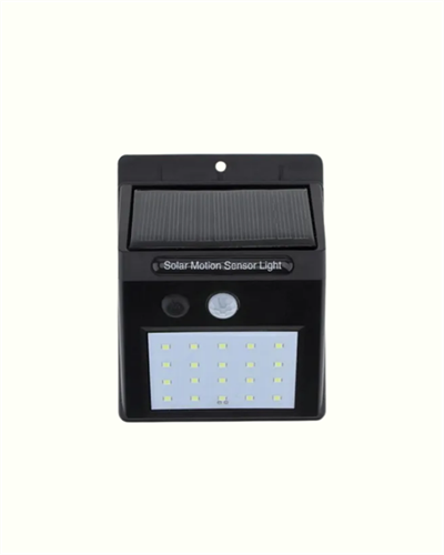 Solar Enerjili 20 LED Duvar Lambası | Hareket Sensörlü, Su Geçirmez, Kablo Gerektirmez