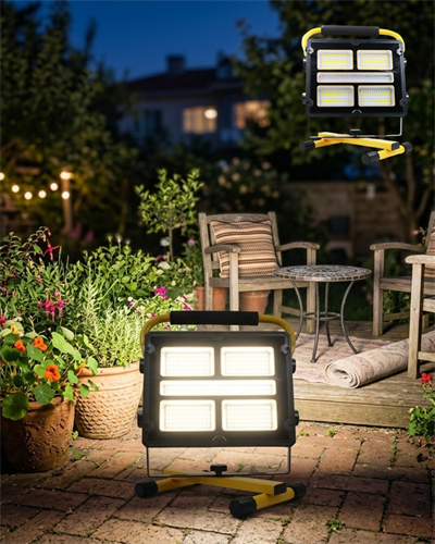 Solar Enerjili LED Kamp Feneri 4 Modlu Ayarlanabilir Açılı Güçlü Aydınlatma