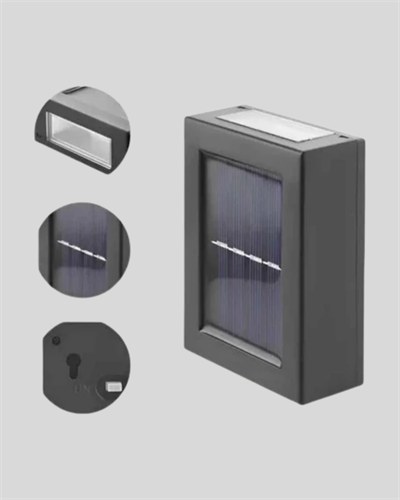 Solar Güçlü 6 LED Dış Mekan Lambası – Otomatik Aç/Kapa Işık Sensörlü Aydınlatma