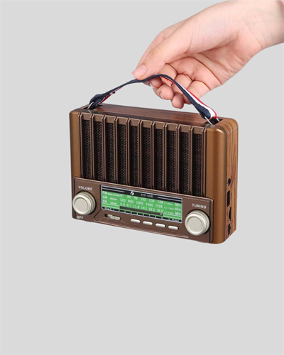 Solar Hoparlör Bluetooth FM AM SW Radyo Çok Fonksiyonlu Şarjlı