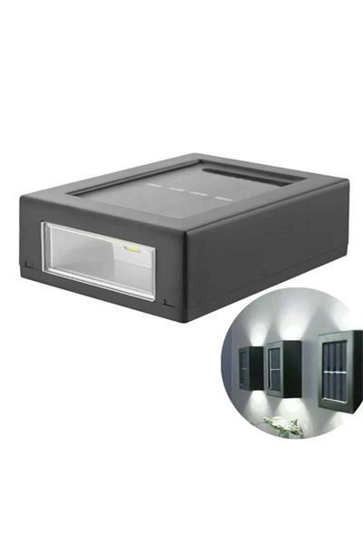 Solar Lamba Dekoratif Aplik Su Geçirmez Led Işıklı Duvar Lambası