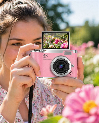 Sosyal Medya İçerik Kamera 48 MP HD Video Flip Ekranlı Dijital Kamera