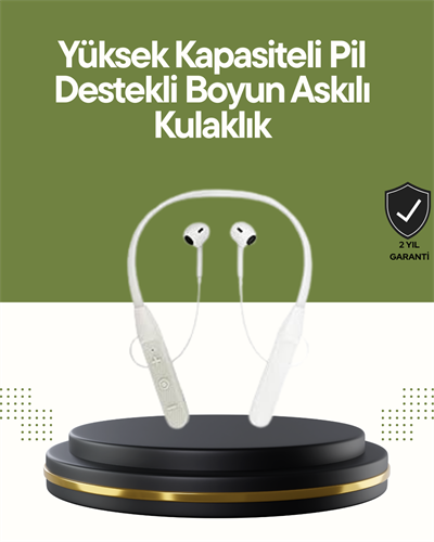 Spor ve Günlük Kullanım İçin 100 Saatlik Kablosuz Kulaklık