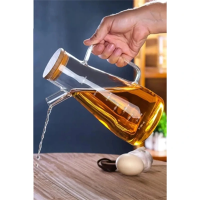 Standlı 2li Cam Yağdanlık