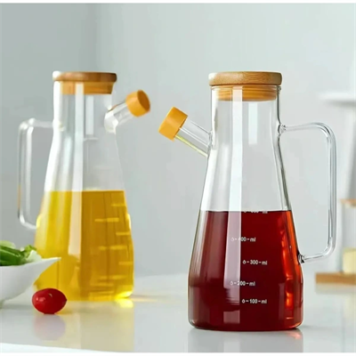 Standlı 2li Cam Yağdanlık