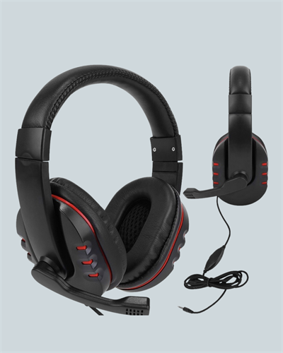 Stereo Kırmızı Gaming Kulaklığı Yumuşak Pedli Mikrofonlu
