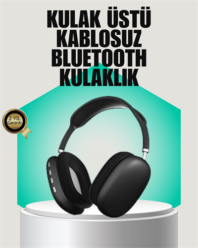 Stereo Ses Kaliteli Bluetooth Kulaklık | Katlanabilir ve Ergonomik Tasarım