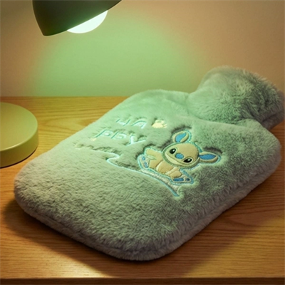 Stitch Figürlü Gri Peluş Sıcak Su Torbası 1 Litre