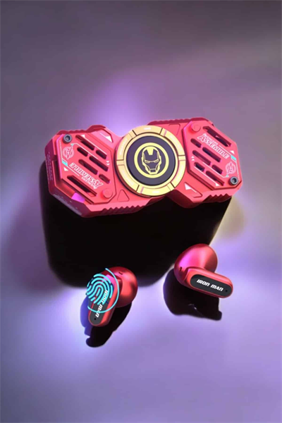 Stres Çarklı Bluetooth Kulaklık Kablosuz Kırmızı Yüksek Ses Kaliteli