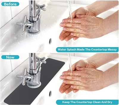 Su Emici Sihirli Lavabo Kenar Matı