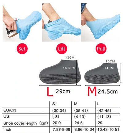 Su Geçirmez Ayakkabı Kılıfı M Beden