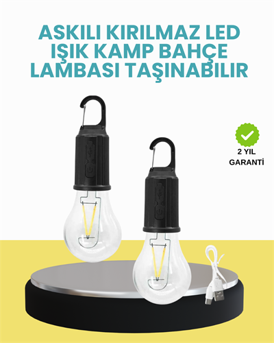 Su Geçirmez Dış Mekan LED Çadır Işığı