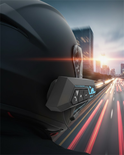 Su Geçirmez Motosiklet Kask Kulaklık 1000mAh Batarya