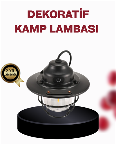 Su Geçirmez Taşınabilir Çadır Gece Lambası