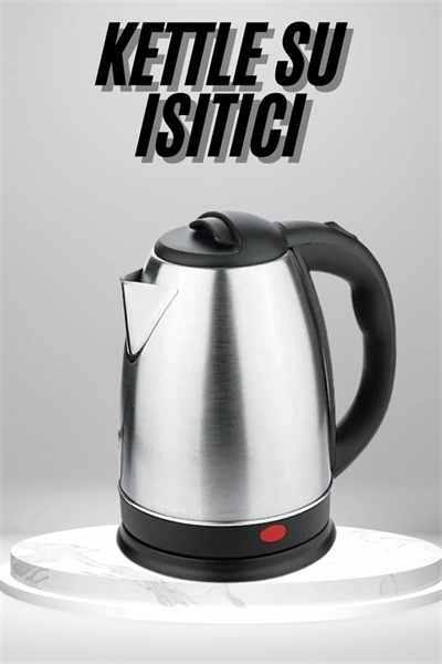 Su Isıtıcı 220 - 240 V Paslanmaz Çelik Kettle Uzun Ömürlü 2000 Watt