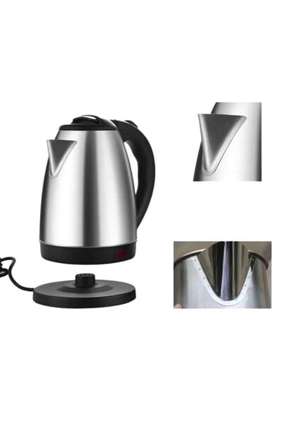 Su Isıtıcı 220 - 240 V Paslanmaz Çelik Kettle Uzun Ömürlü 2000 Watt