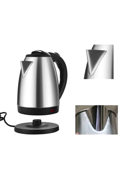 Su Isıtıcı 220 - 240 V Paslanmaz Çelik Kettle Uzun Ömürlü 2000 Watt