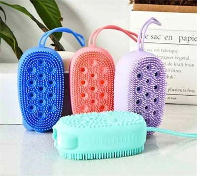 Süngerli Silikon Banyo Kesesi