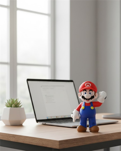 Süper Mario Dekor Figür Şık ve Eğlenceli Oyun Temalı Biblo