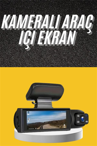 Sürüş Kamerası Video Kaydedici Hareket Algılama Gece Görüşlü