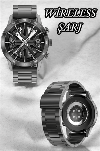 Suya Dayanıklı Dokunmatik Akıllı Saat Bluetooth 5.0, Sesli Asistan ve Sağlık Takibi