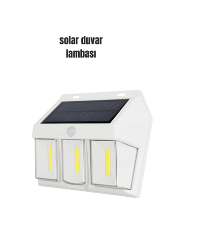 Suya Dayanıklı Solar Duvar Lambası – Akıllı Gece Sensörlü Işık