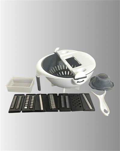 Süzgeçli Çok Fonksiyonlu Döner Rende ve Doğrayıcı