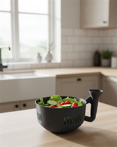 Süzgeçli Hazneli Sebze Yıkama Kabı Pratik ve Dayanıklı Mutfak Yardımcısı
