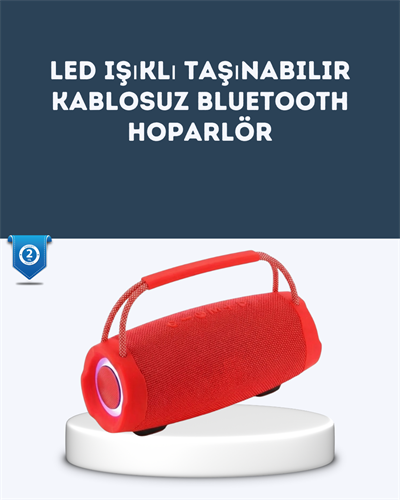 TF Kart ve AUX Destekli IPX6 Suya Dayanıklı Bluetooth Hoparlör