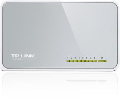 TP-LINK TL-SF1008D 8 PORT 10/100 PLASTİK KASA SWITCH