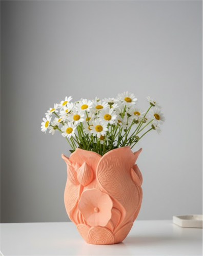 TURUNCU ÇİÇEK VAZO