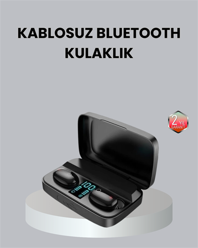 TWS A10s Bluetooth 5.0 Kulaklık Powerbank Şarj Kutulu Mini Tasarım